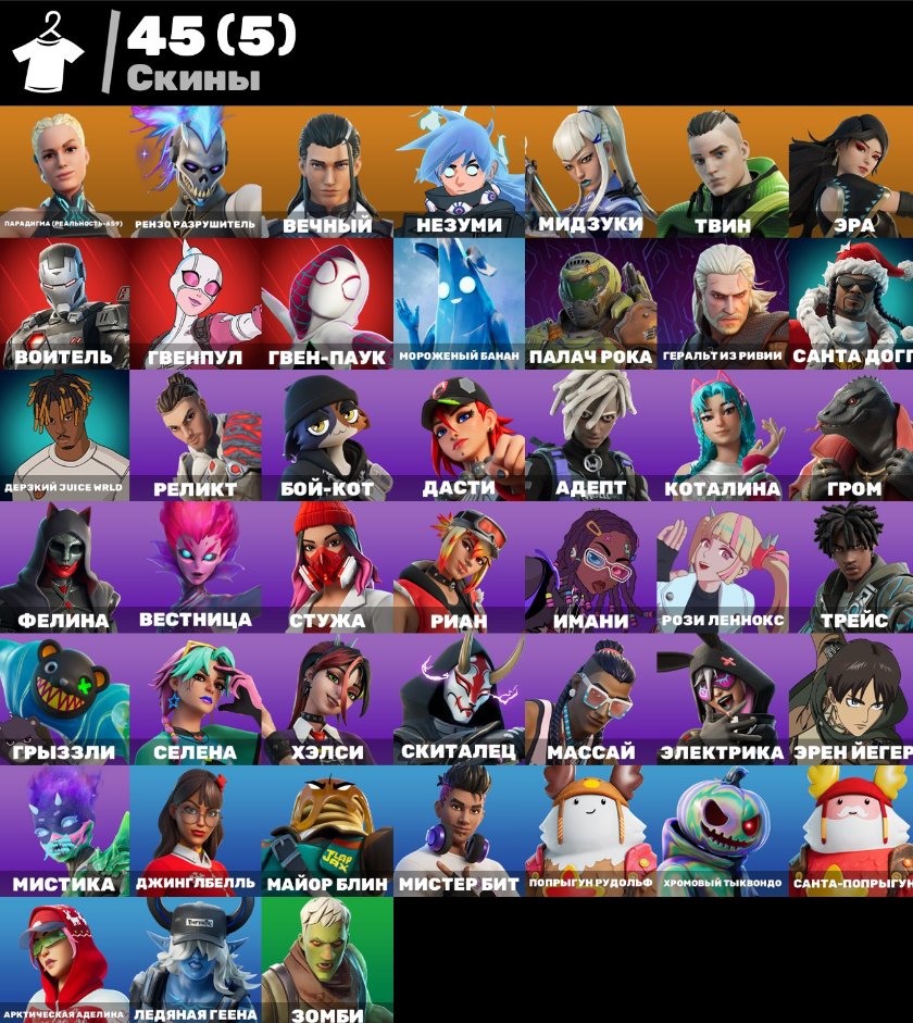 🎨 46 skins | 🌟 Fortnite account