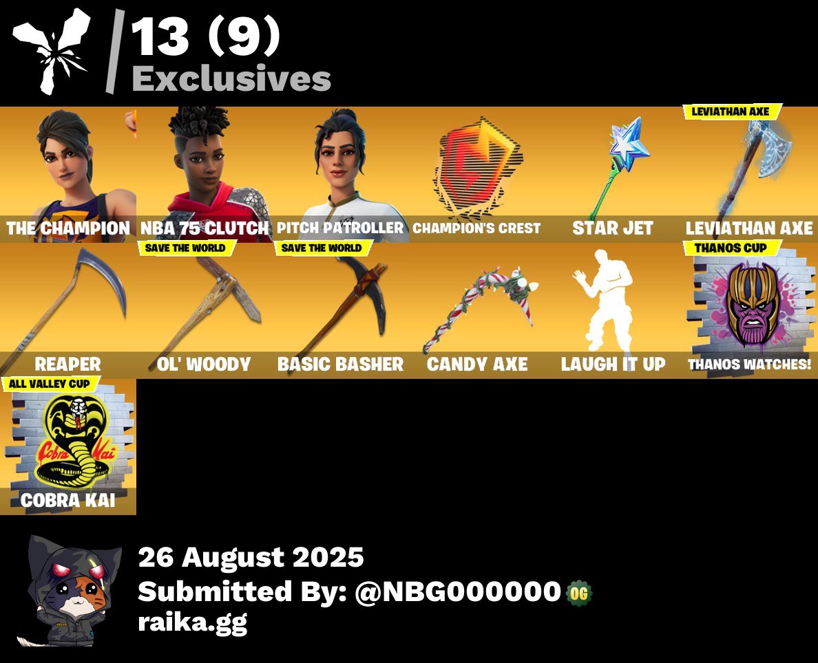 🎨 276 skins | 🌟 Fortnite account