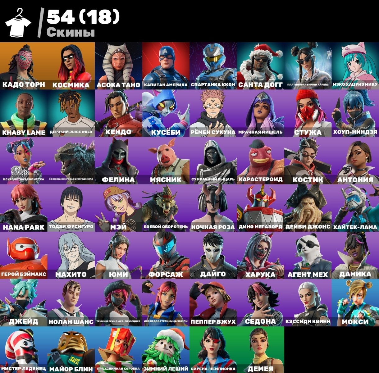 🎨 55 skins | 🌟 Fortnite account