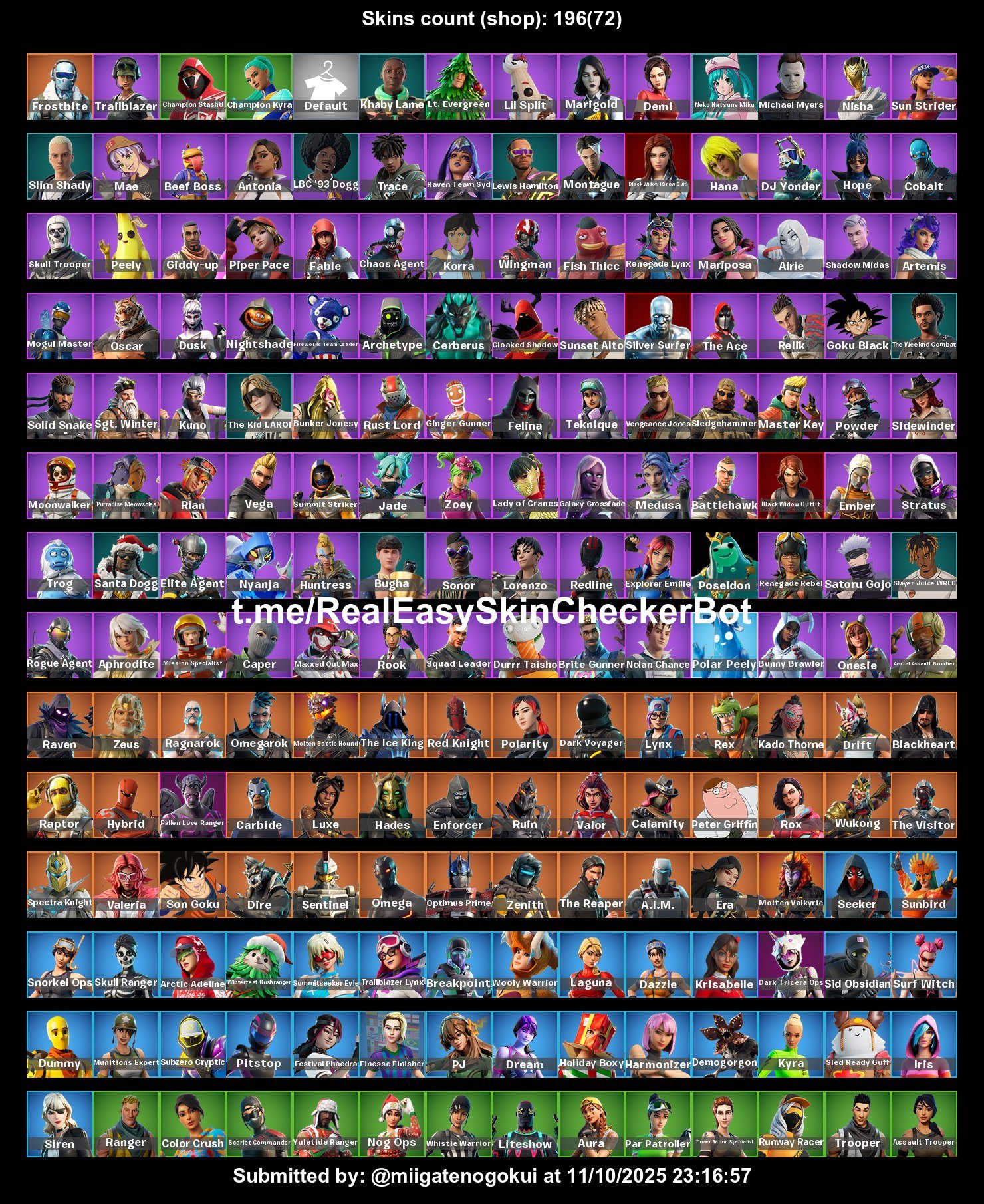 🎨 196 skins | 🌟 Fortnite account