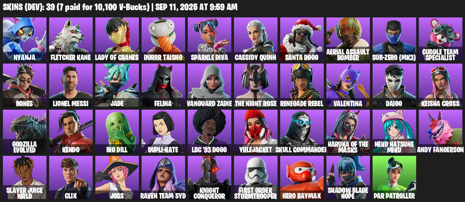 🎨 39 skins | 🌟 Fortnite account