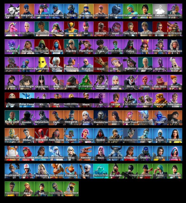 🎨 125 skins | 🌟 Fortnite account