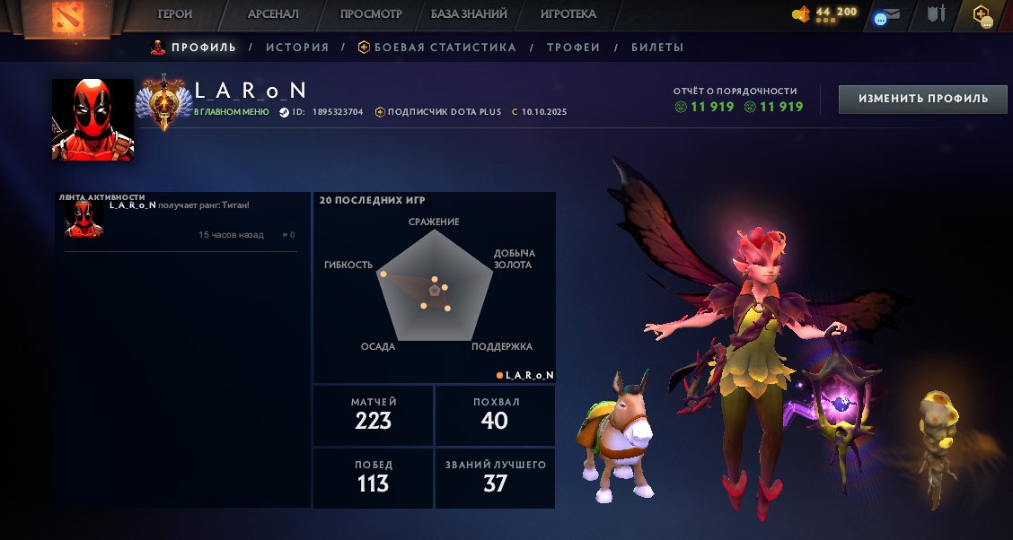 🏅 MMR 7705 | 🕒 181 hours | 🛡 10783