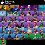 🎨 43 скіна | 🌟 Fortnite акаунт