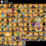 🎨 206 skins | 🌟 Fortnite account