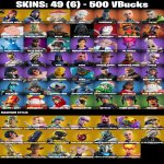 🎨 49 skins | 🌟 Fortnite account
