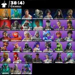 🎨 38 скінів | 🌟 Fortnite акаунт