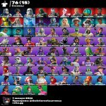 🎨 76 скінів | 🌟 Fortnite акаунт