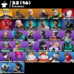 🎨 32 скінів | 🌟 Fortnite акаунт