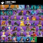 🎨 48 скінів | 🌟 Fortnite акаунт