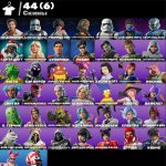 🎨 44 скинов | 🌟 Fortnite аккаунт