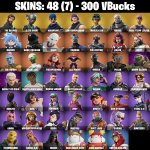 🎨 48 skins | 🌟 Fortnite account