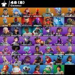 🎨 48 скінів | 🌟 Fortnite акаунт