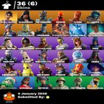 🎨 36 skins | 🌟 Fortnite account