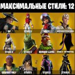 🎨 45 скінів | 🌟 Fortnite акаунт