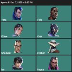 🎯 Valorant account | Gold 1 | EU | 8 agents