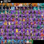 🎨 129 skins | 🌟 Fortnite account