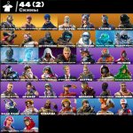🎨 45 скінів | 🌟 Fortnite акаунт