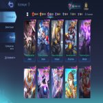 🎮 Mobile Legends account | Mythic | 131 heroes | 370 skins