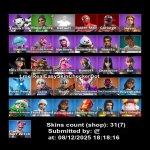 🎨 31 skins | 🌟 Fortnite account