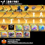 🎨 208 скінів | 🌟 Fortnite акаунт