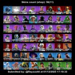 🎨 56 скінів | 🌟 Fortnite акаунт