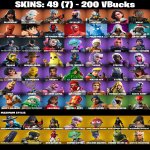 🎨 49 скінів | 🌟 Fortnite акаунт