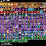 🎨 204 скінів | 🌟 Fortnite акаунт