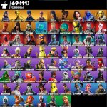 🎨 69 скінів | 🌟 Fortnite акаунт