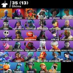 🎨 35 скінів | 🌟 Fortnite акаунт