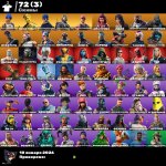 🎨 72 скінів | 🌟 Fortnite акаунт
