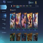 🎮 Mobile Legends account | Epic | 77 heroes | 202 skins