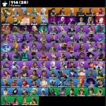 🎨 114 скінів | 🌟 Fortnite акаунт