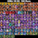 🎨 150 скінів | 🌟 Fortnite акаунт