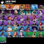 🎨 43 скінів | 🌟 Fortnite акаунт