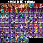🎨 69 skins | 🌟 Fortnite account