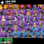 🎨 44 скина | 🌟 Fortnite аккаунт