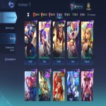 🎮 Mobile Legends account | Mythic | 131 heroes | 370 skins