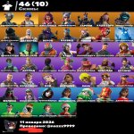 🎨 46 скінів | 🌟 Fortnite акаунт