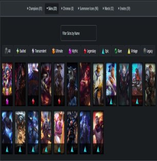 🎀❤️LOL❤️【EUW】21 skins/81 champions/179 level/N0303🎀❤️