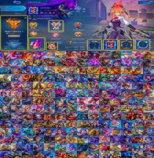 🎮 Mobile Legends account | Mythical Immortal | 130 heroes | 436 skins