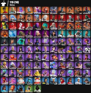 🎨 115 скинов | 🌟 Fortnite аккаунт