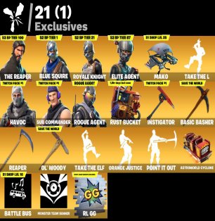 💖58 скінів | 🌟 Fortnite акаунт