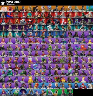 🎨 176 skins | 🌟 Fortnite account