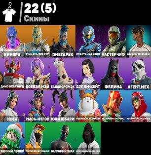 🎨 22 skins | 🌟 Fortnite account