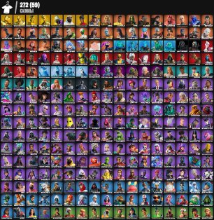 🎨 272 skins | 🌟 Fortnite account