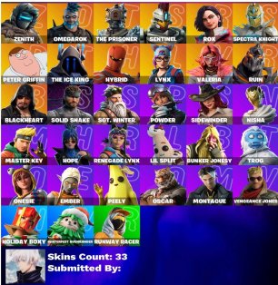 🎨 33 skins | 🌟 Fortnite account