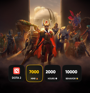 🏅 MMR 7000 | 🕒 2000 годин | 🛡 10000