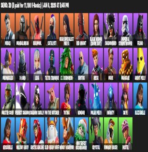 🎨 39 скінів | 🌟 Fortnite акаунт