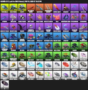 🎨 84 скіна | 🌟 Fortnite акаунт